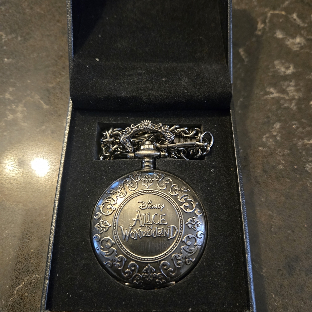 Disney Silver Alice in Wonderland Ornate Watch